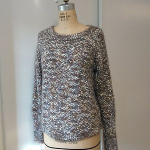 Boat neck cozy sweater